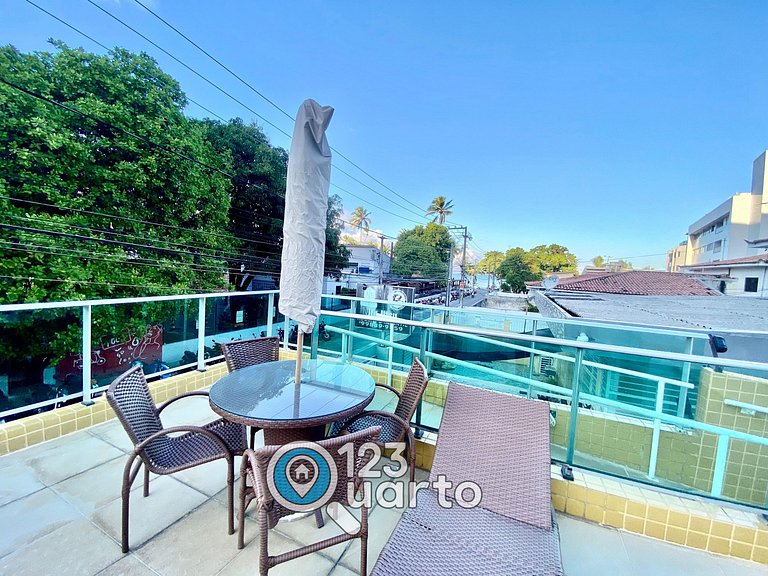 Apartamento ao Lado do Bar do Cuscuz #MF408