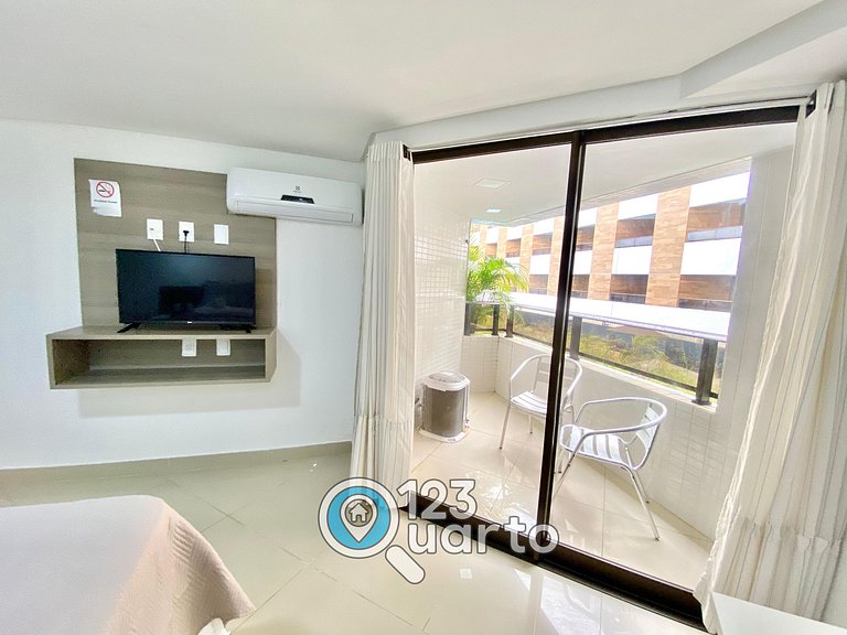 Gold Flat Cabo Branco | Vista Piscina #GFCB123