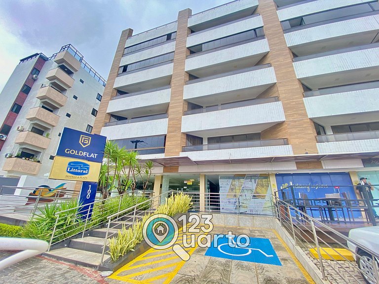 Apartamento Varanda Luxo | Cabo Branco #GFCB509