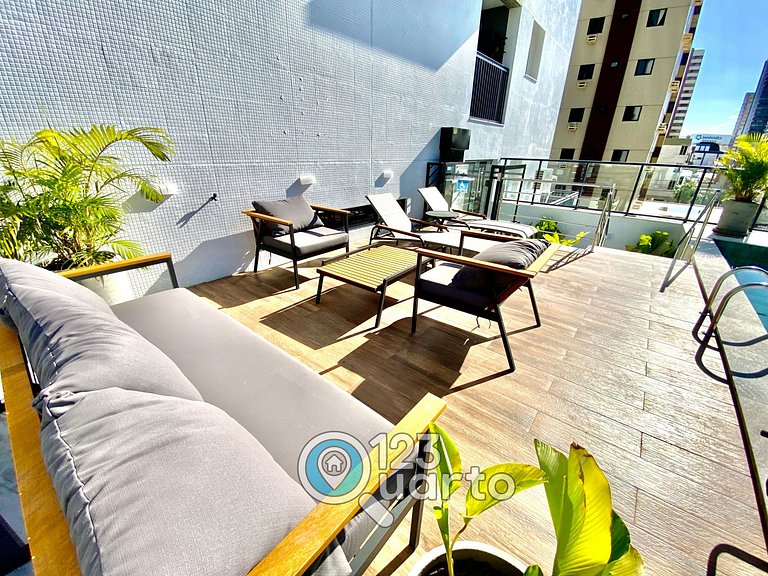 Apartamento Luxuoso Melhor de João Pessoa #SPL604