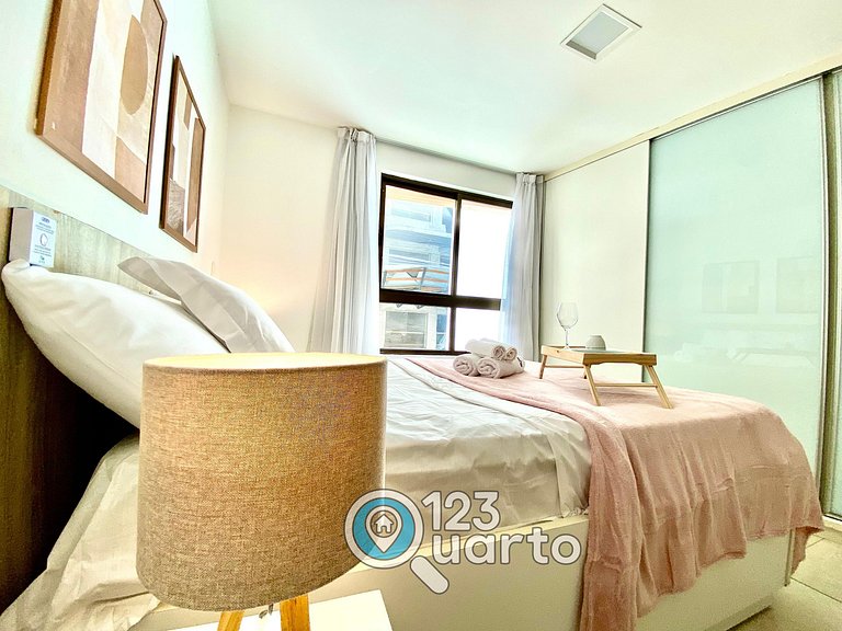 Comfort Cabo Branco | Apto 2 Quartos #LPM207B