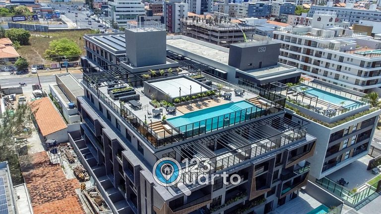 Apto Luxo Praiano - Beach Haus by 123Quarto