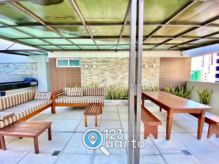 Flat Confort - Ao lado do Shopping Manaíra #MJ105