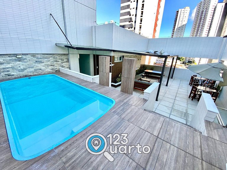 Flat Confort - Ao lado do Shopping Manaíra #MJ105