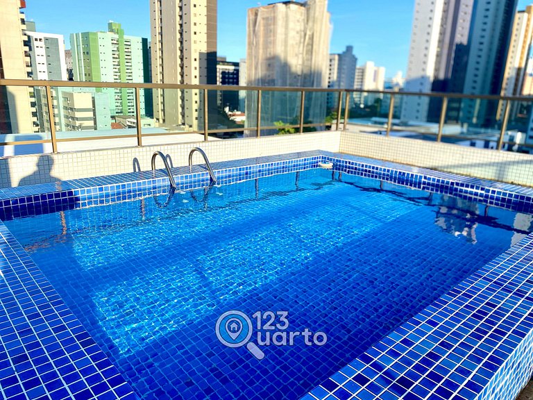 Flat em Tambaú com Wi-Fi e Netflix Conforto #AR501