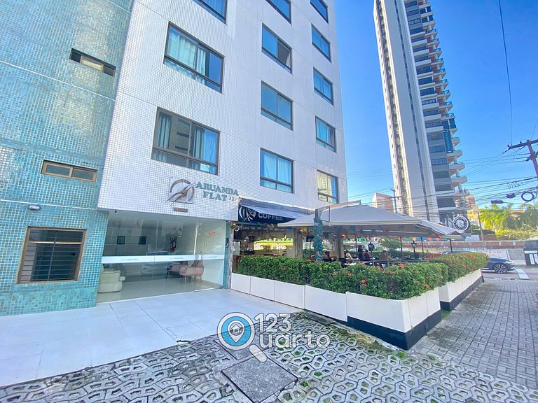 Flat em Tambaú com Wi-Fi e Netflix Conforto #AR501