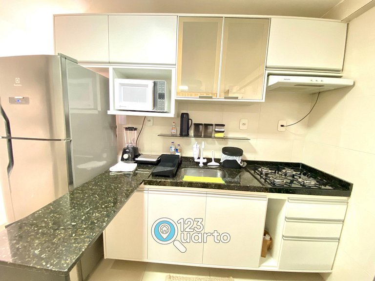 Flat em Tambaú com Wi-Fi e Netflix Conforto #AR501