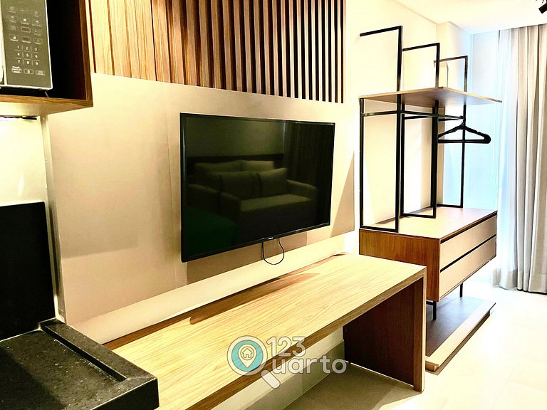 Flat Pé na Areia no Bessa | 123Quarto #GS114