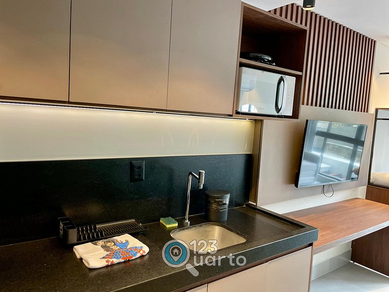 Flat Pé na Areia no Bessa | 123Quarto #GS114