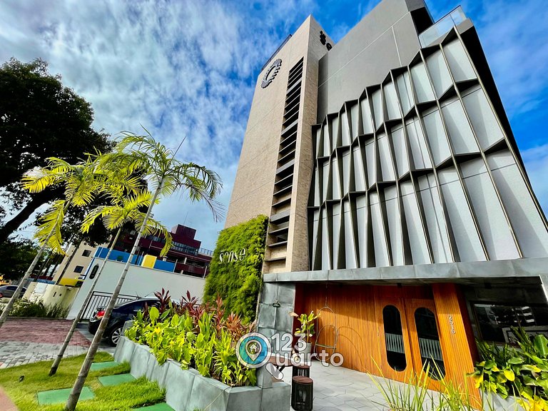 Apto Vista Frente Mar - Pé na Areia | Luxo #GS109