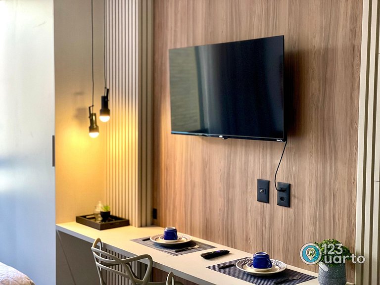 Flat Beira-Mar no Bessa | 123Quarto #GS121