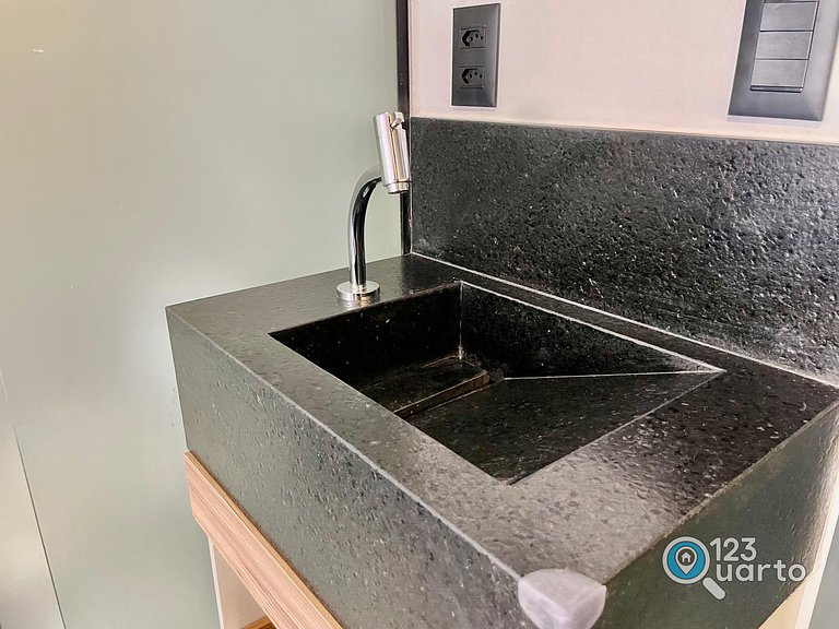 Flat Beira-Mar no Bessa | 123Quarto #GS121