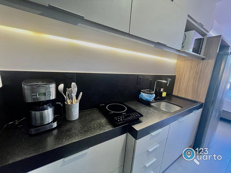 Flat Beira-Mar no Bessa | 123Quarto #GS121