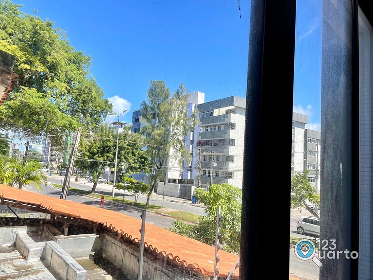 Flat Beira-Mar no Bessa | 123Quarto #GS121