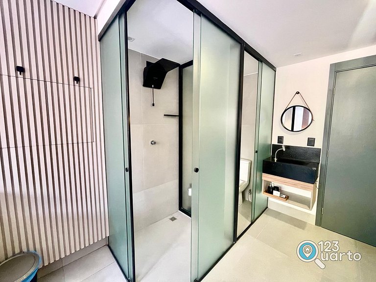 Flat Beira-Mar no Bessa | 123Quarto #GS121