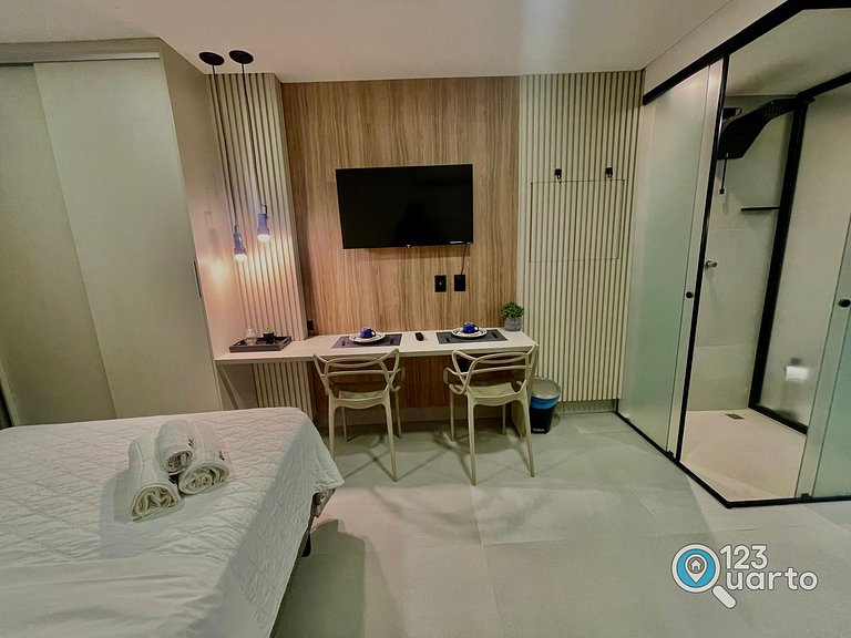 Flat Beira-Mar no Bessa | 123Quarto #GS121