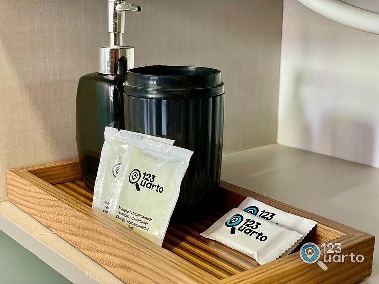 Flat Beira-Mar no Bessa | 123Quarto #GS121