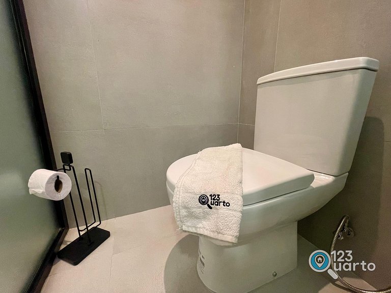 Flat Beira-Mar no Bessa | 123Quarto #GS121