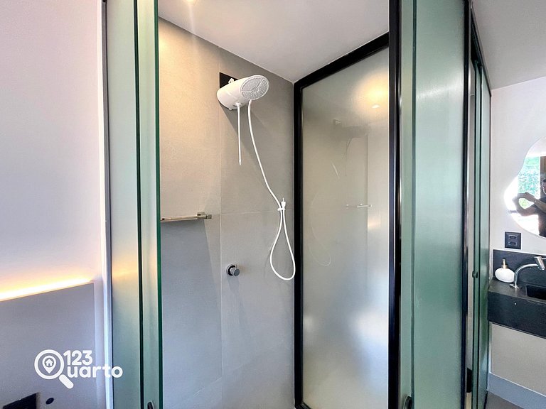 Flat Beira-Mar no Bessa | 123Quarto #GS220