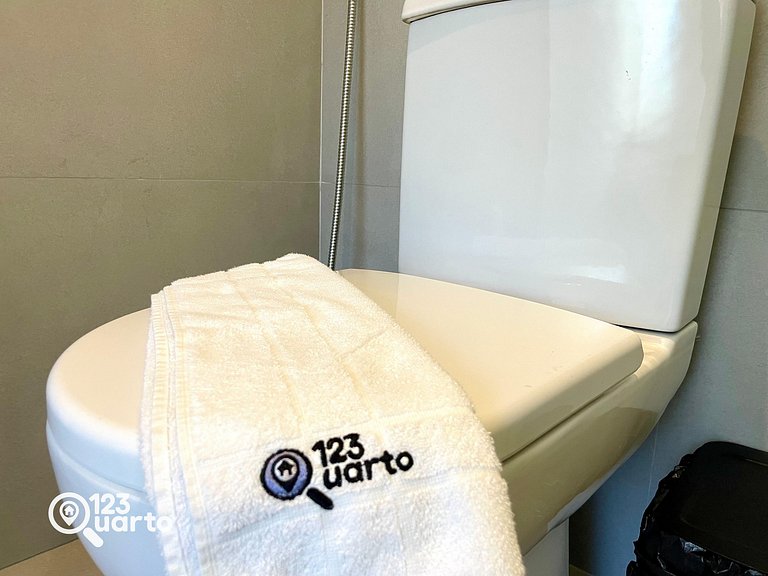 Flat Beira-Mar no Bessa | 123Quarto #GS220