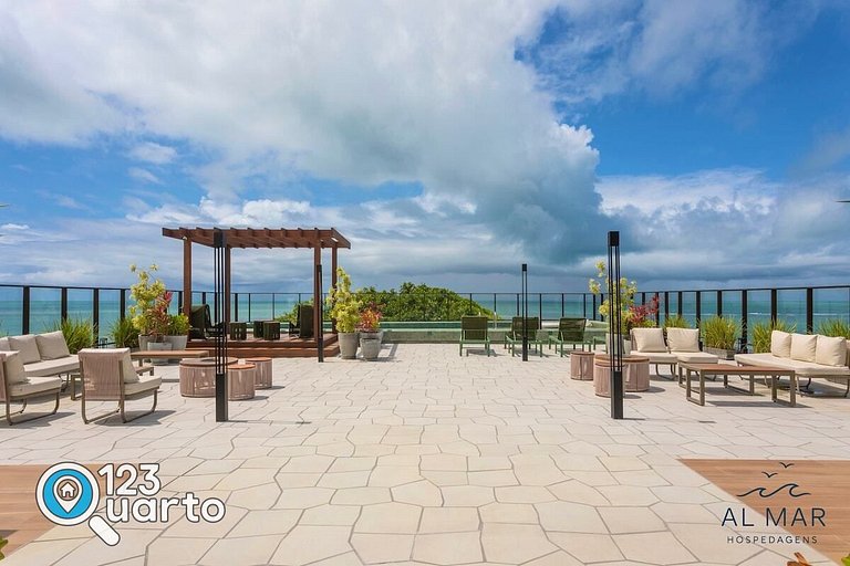 Apto Vista Frente Mar - Pé na Areia | Luxo #GS109