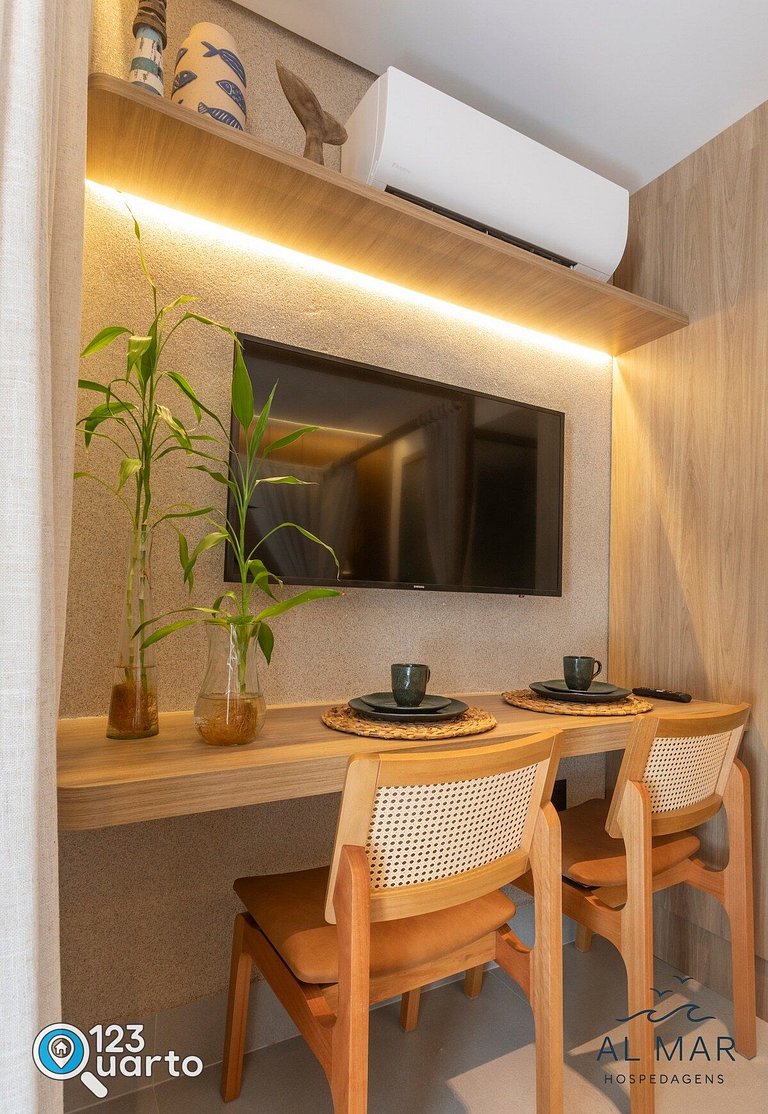 Apto Vista Frente Mar - Pé na Areia | Luxo #GS109