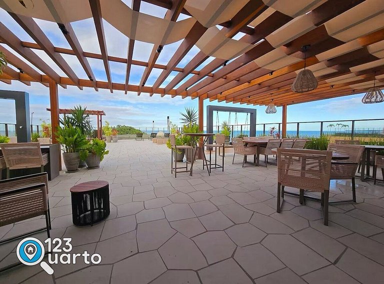 Apto Vista Frente Mar - Pé na Areia | Luxo #GS109