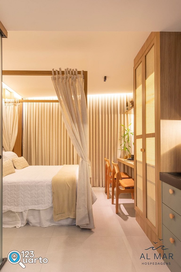 Apto Vista Frente Mar - Pé na Areia | Luxo #GS109