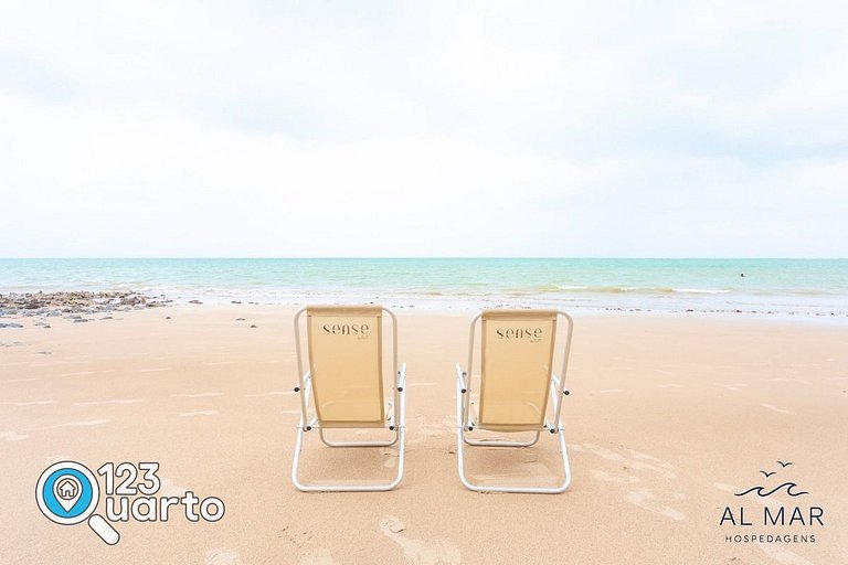 Apto Vista Frente Mar - Pé na Areia | Luxo #GS109