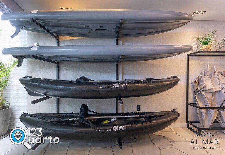 Apto Vista Frente Mar - Pé na Areia | Luxo #GS109