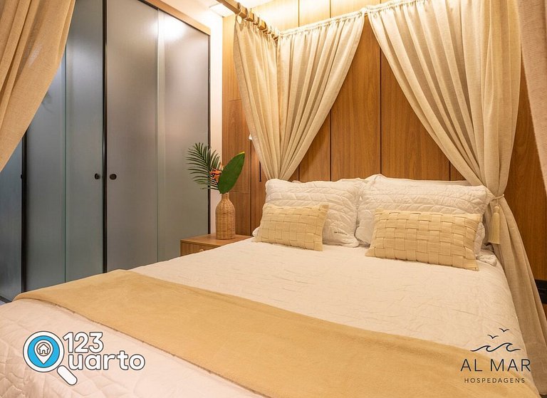 Apto Vista Frente Mar - Pé na Areia | Luxo #GS109