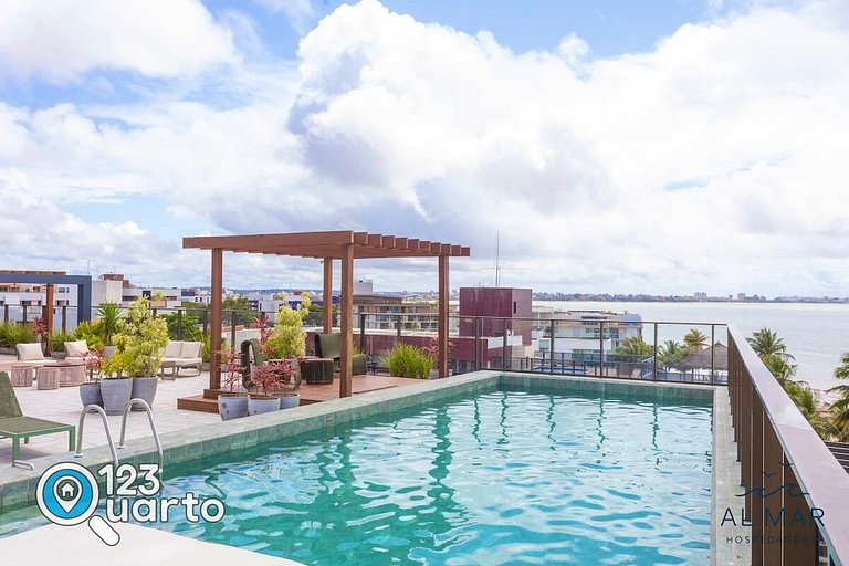 Apto Vista Frente Mar - Pé na Areia | Luxo #GS109