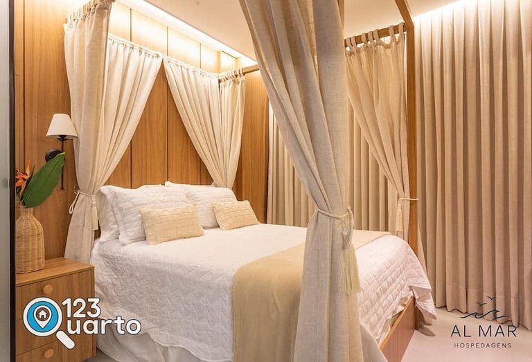 Apto Vista Frente Mar - Pé na Areia | Luxo #GS109