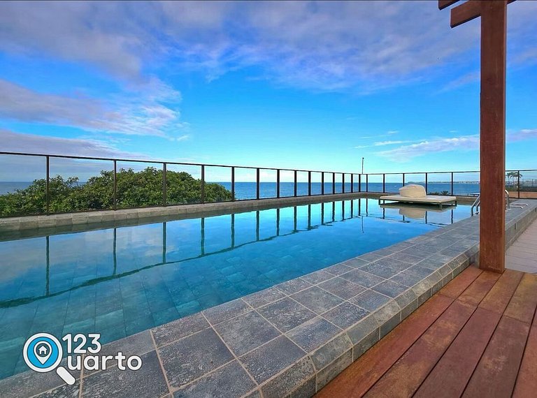 Apto Vista Frente Mar - Pé na Areia | Luxo #GS109
