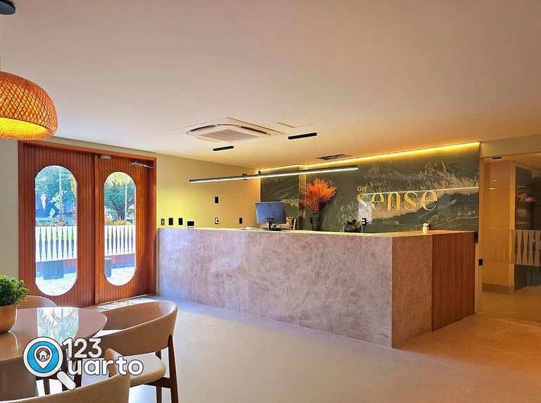 Apto Vista Frente Mar - Pé na Areia | Luxo #GS109