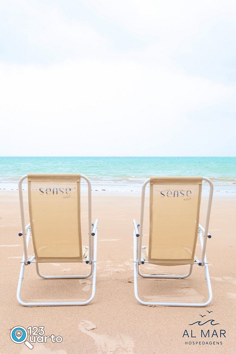 Apto Vista Frente Mar - Pé na Areia | Luxo #GS109