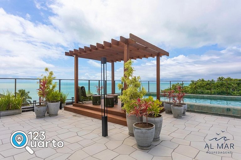 Apto Vista Frente Mar - Pé na Areia | Luxo #GS109