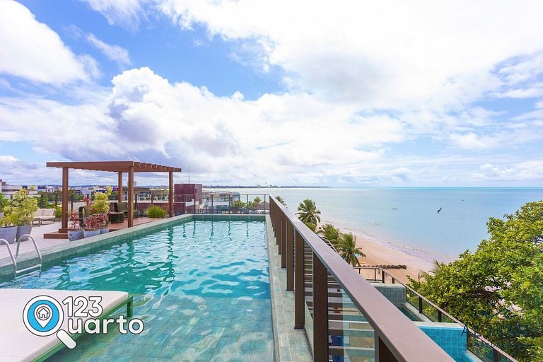Apto Vista Frente Mar - Pé na Areia | Luxo #GS109