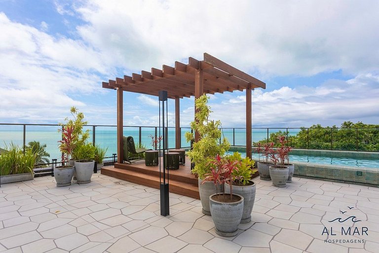 Apto Vista Frente Mar - Pé na Areia | Luxo #GS109