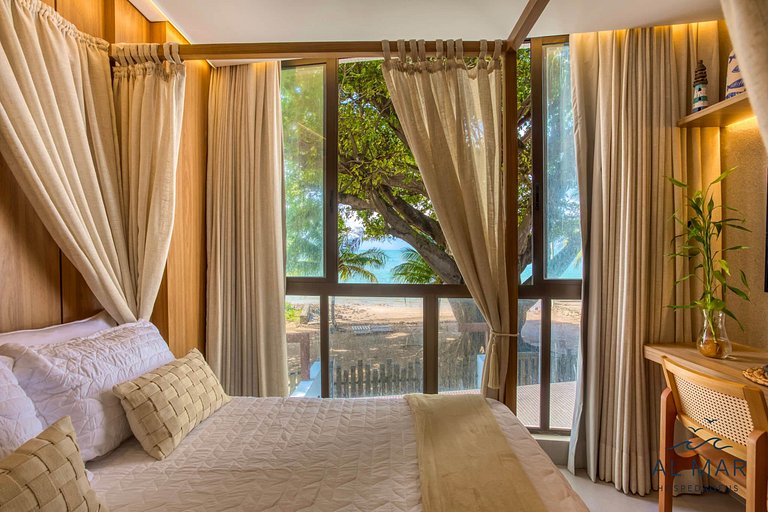 Apto Vista Frente Mar - Pé na Areia | Luxo #GS109