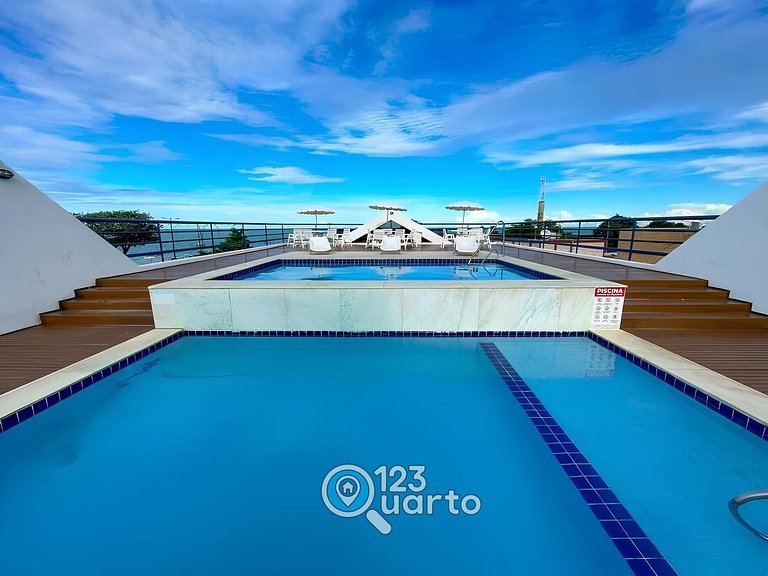 Flat no Coração de Tambaú - 123Quarto Hospedagem