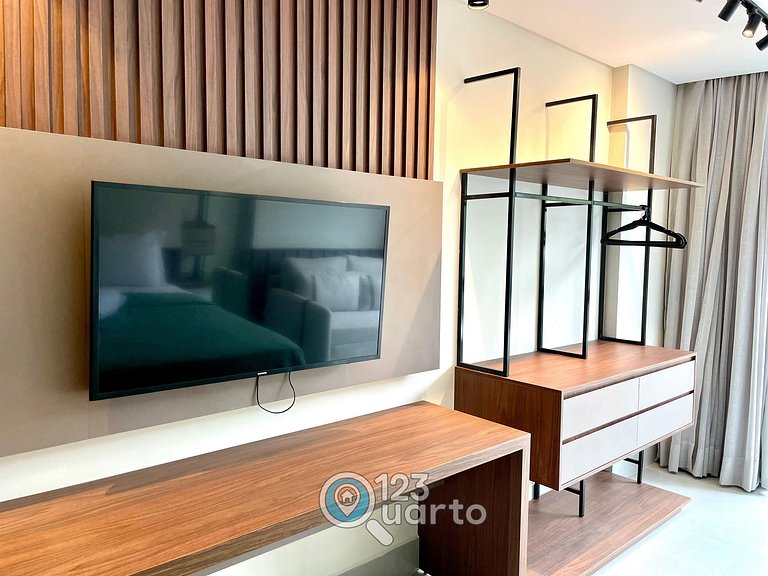 Flat Beira-Mar no Bessa | 123Quarto #GS115