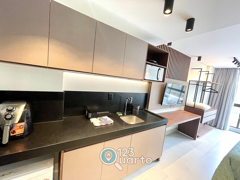 Flat Beira-Mar no Bessa | 123Quarto #GS115