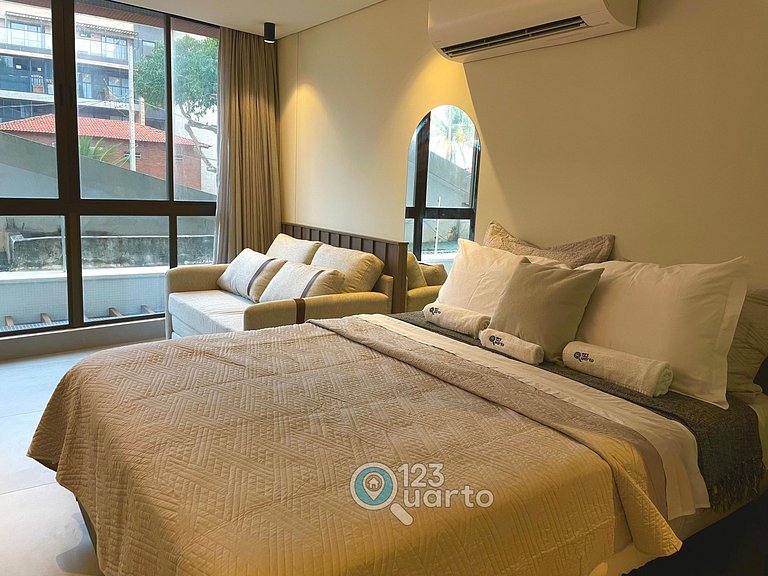 Flat Pé na Areia no Bessa | 123Quarto #GS114