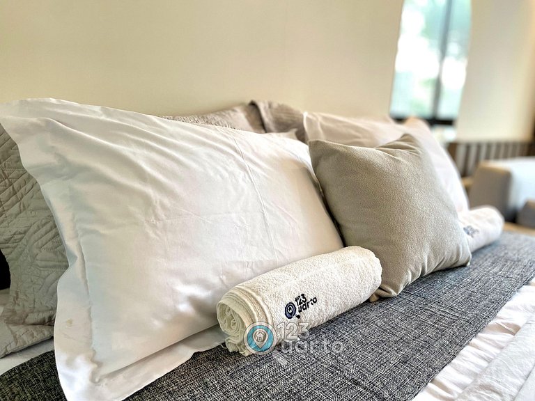 Flat Beira-Mar no Bessa | 123Quarto #GS115