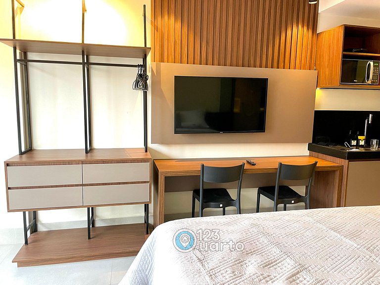 Flat Beira-Mar no Bessa | 123Quarto #GS115