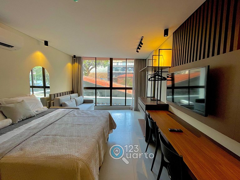 Flat Beira-Mar no Bessa | 123Quarto #GS115