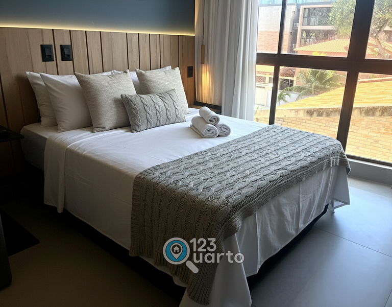 Flat Studio á Beira-Mar | pé na areia #GS219