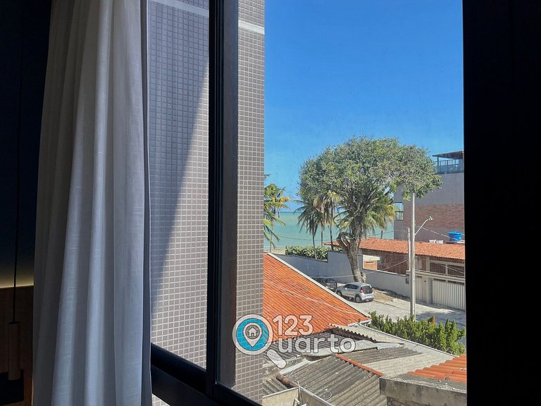 Flat Studio á Beira-Mar | pé na areia #GS219