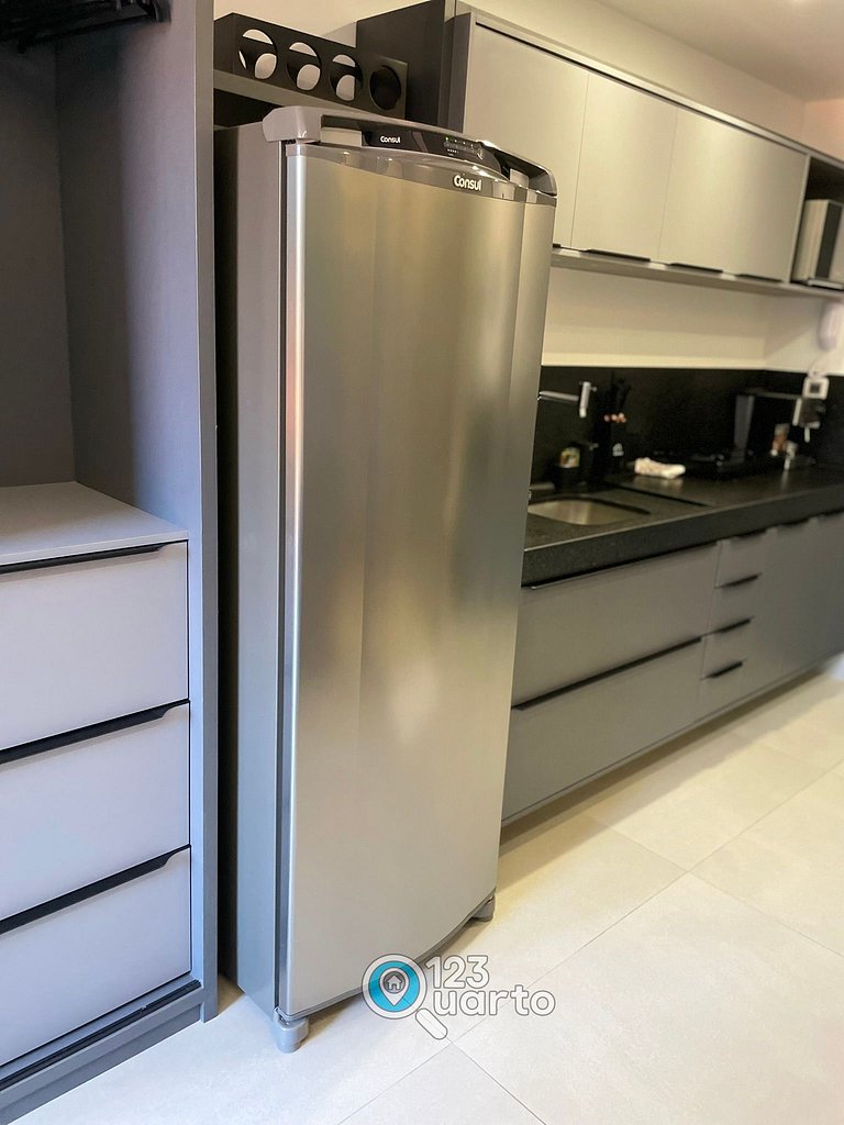 Flat Studio á Beira-Mar | pé na areia #GS219